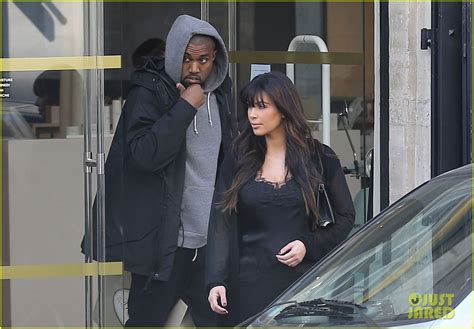 Kim Kardashian Pregnant Paris Getaway With Kanye West Photo 2841981