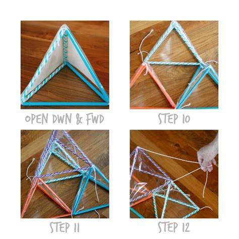 Make A Pyramid Kite Diy Kite Kite Kite Making