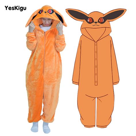 Yeskigu Ninetales Adult Onesie Pajamas Kigurumis Anime Nine Tailed Fox