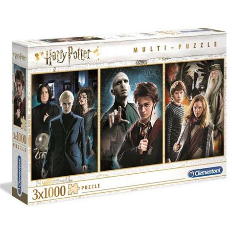 Clementoni Harry Potter Collectors Jigsaw Puzzles 3 X 1000 Pieces Pdk