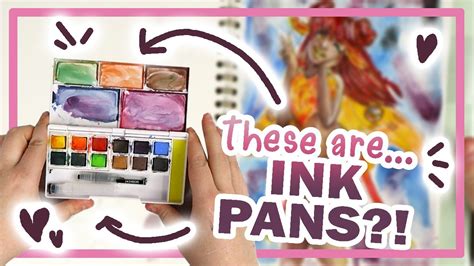 DERWENT INKTENSE PANS Art Supply Overview YouTube