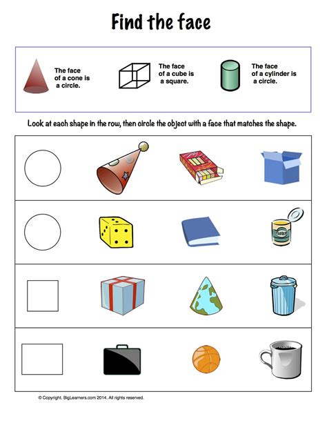 Worksheets On Solid Shapes Worksheet24