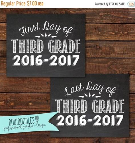 First Day Of Fifth Grade 2023 2024 Last Day Of Fifth Etsy