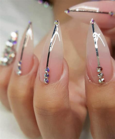30 Stiletto Acrylic Nails Ideas To Try In 2019 Sumcoco Blog