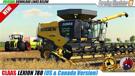 Fs19 Claas Lexion 780 Us And Canada Version Review Youtube