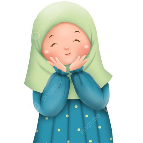 Little Hijab Girl Little Girl Hijab Girl Girl Png Transparent