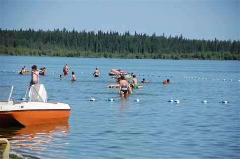 Cross Lake Provincial Park Swimming Area Alberta Parks Flickr