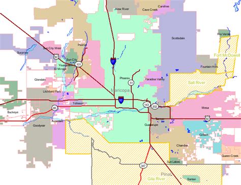 City Of Phoenix Map Boundaries