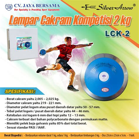 Lempar Cakram Kompetisi 2kg Lck 2 Cv Jaya Bersama