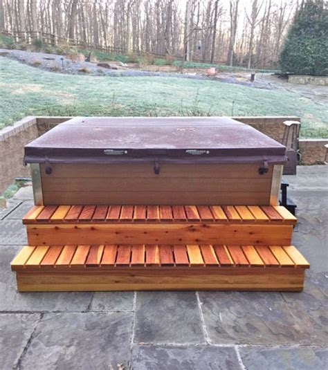 Diy Hot Tub Steps For Your Outdoor Spa