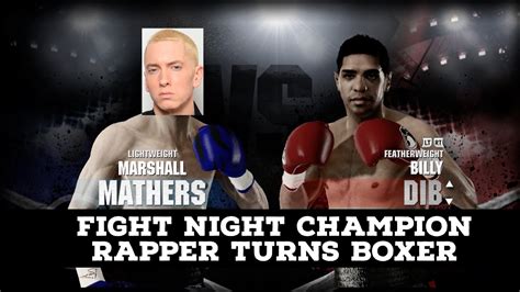 Fight Night Champion Eminem Vs Billy Dib Youtube