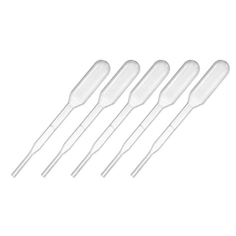 Sourcing Map Pcs Plastic Disposable Pipettes Ml Clear Transfer