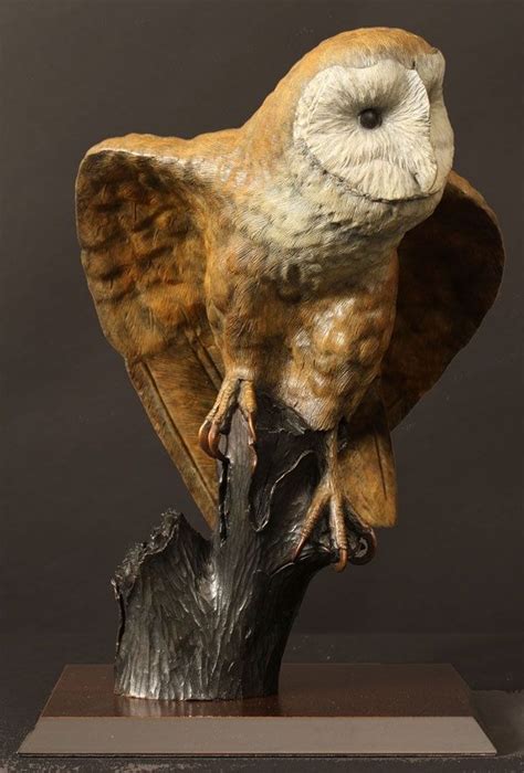 Bronze Birds Sculptures Or Statue By Artist Bill Prickett Titled Barn