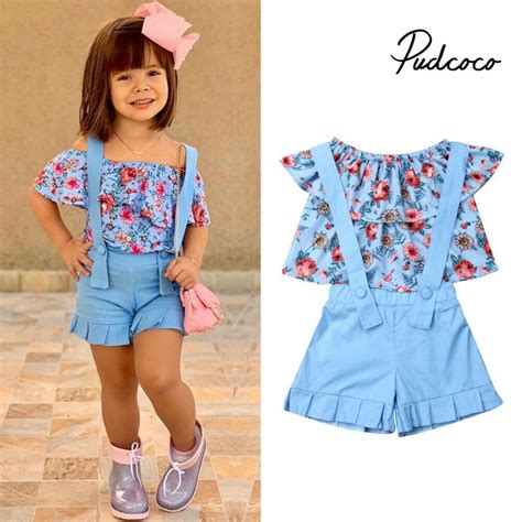Pudcoco 2019 Children Clothing Suits For Girls Clothes Kids Toddler