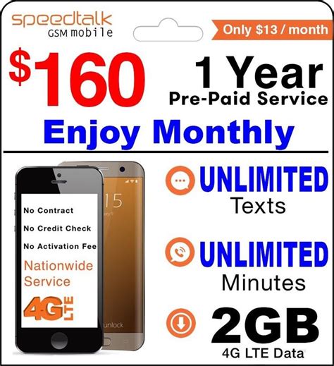 13 days, 4 hours, 43 minutes official brand at&t prepaid simcard 4g lte sim card unactivated 3in 1 triple cut buy: SIM Cards 29778: 1 Year Prepaid Wireless Plan - No Contract 12 Months Package Gsm Sim Card ...