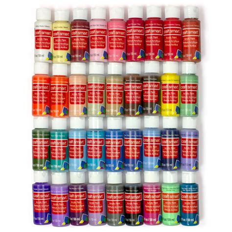 6 Pack 36 Ct 216 Total Acrylic Paint Value Set By Craft Smart