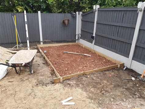 How To Build A Concrete Base For A Wooden Shed Hankintech