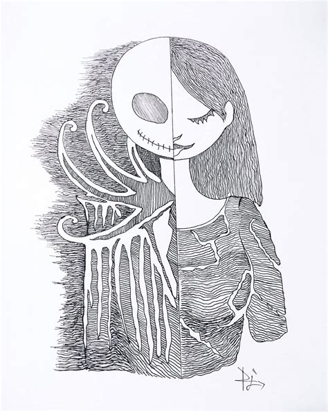 Jack And Sally Happy Halloween Day