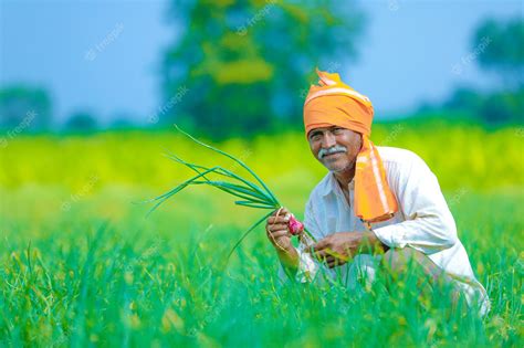 Premium Photo Indian Farmer At Field