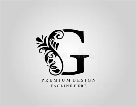 Luxury Monogram Letter G Logo Design Elegant Floral Ornate Alphabet