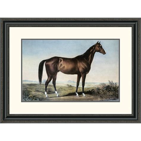 Global Gallery Celebrated Horse Lexington By Currier And Ives