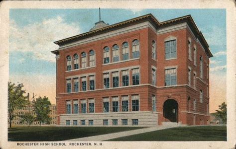 Rochester High School New Hampshire Postcard