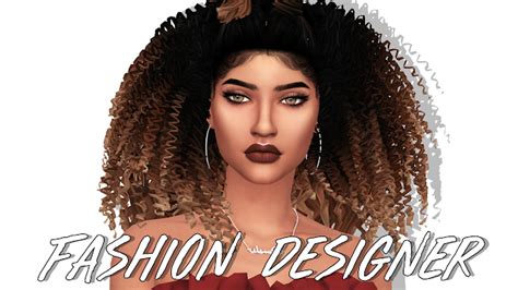 Fashion Designer Sim Download Sims 4 Curly Hair Sims 4