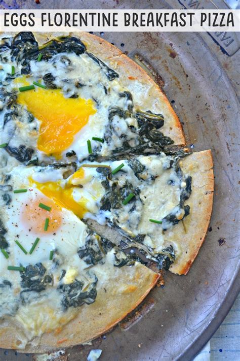 But we can't eat eggs during lunch or dinner, so what could. Eggs Florentine Breakfast Pizza
