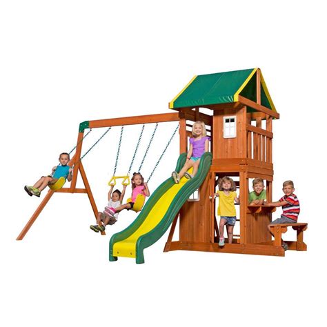 Find outdoor playsets in canada | visit kijiji classifieds to buy, sell, or trade almost anything! Backyard Discovery Oakmont All Cedar Playset-65114com ...