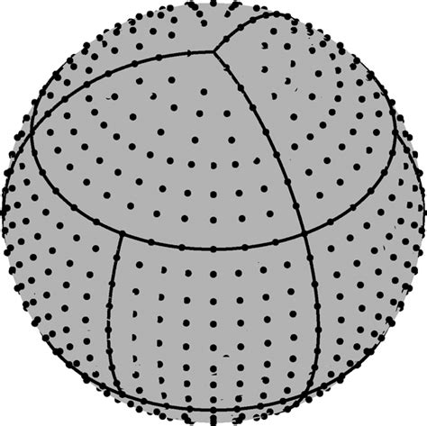 Picture Of The 363 Equal Area Division Which Divides The Sphere Into