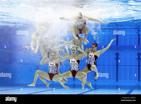 French Team Fina Olympic Games Synchronised Swimming Qualification 19