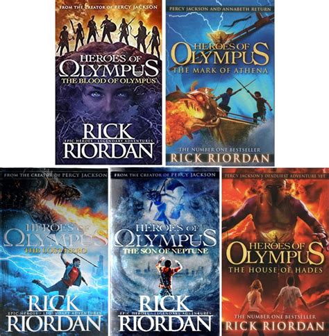All Percy Jackson Books And Heroes Of Olympus