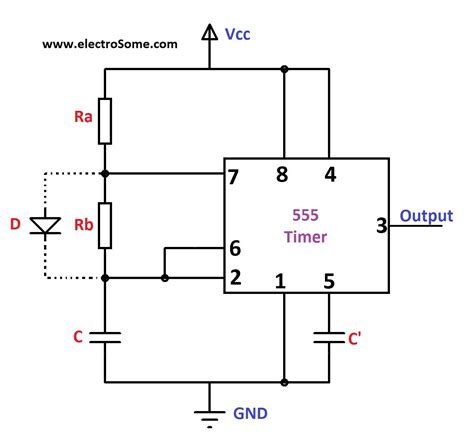 Learn about the 555 timer and how it works in astable mode. Astable Multivibrator using 555 Timer