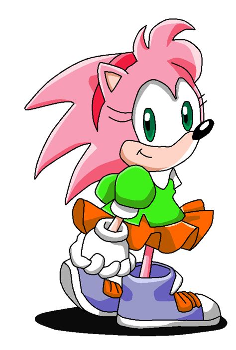 Sonic Cd Classic Amy Sonic X Artwork By Aquamimi123 On Deviantart