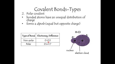 Types Of Covalent Bonds Youtube
