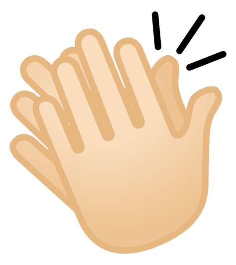 Clapping Hands Emoji Emoji Clapping Sticker Applause Applause Clip Art Library