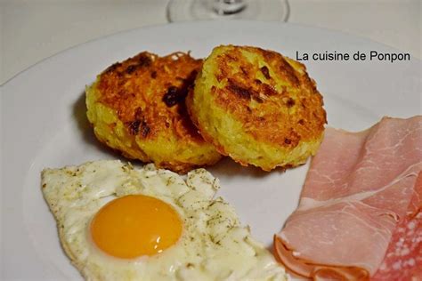 Rösti ou galette de pommes de terre