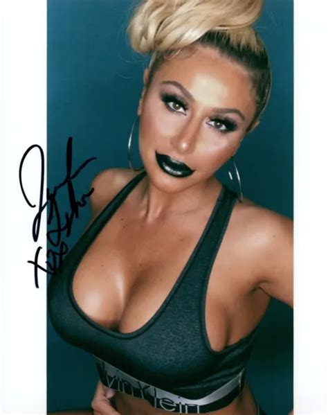 JENNIFER LYNN HOT Sexy Instagram Adult Model Signed 8x10 Photo COA 5
