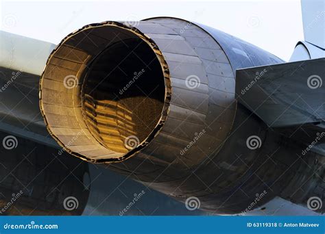 Jet Engine Exhaust Stock Photo Image Of Modern Aircraft 63119318