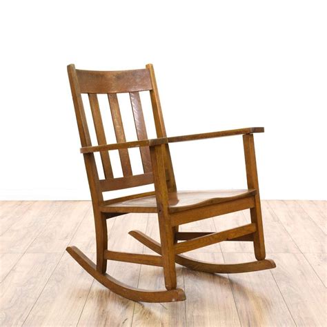 Mission Style Rocking Chair Online Auctions San Diego