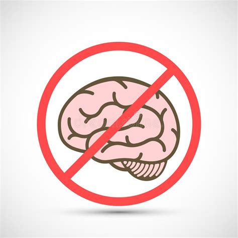 Human Brain In The Form Of Circuits Stock Vector Illustration Of