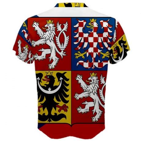 The czech republic are one of the finest football teams around. Czech Republic Coat of Arms Sublimated Sports Jersey - Kids