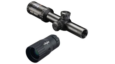 The entire body of the scope is finished in glossy matte it also comes with a field of view calibrated as 110/33 at 1x zoom and 36/11 when zoomed to x4. Bushnell AR Optics 1-4X24mm Review - 2020 Guide - Gun Mann