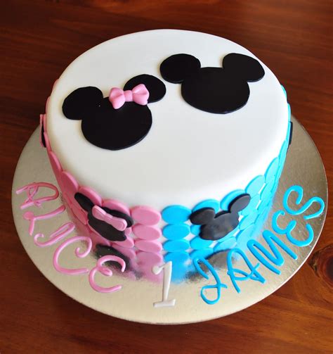 20 Of The Best Ideas For Mickey And Minnie Birthday Cakes Home