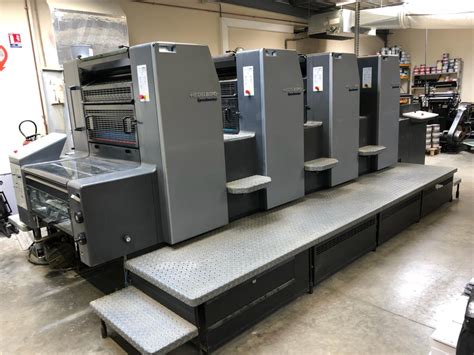 Delivery Of Excellent 4 Colour Printing Machine Heidelberg Sm 74