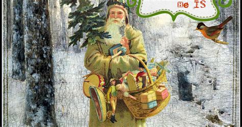 Sirkkiksen Korttipakka Vintage Santa Claus On His Way