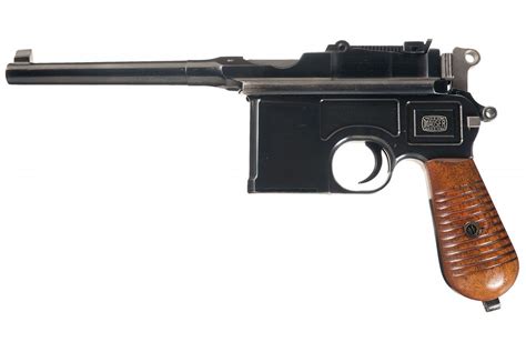 Unique Mauser Model 1930 Commercial Broomhandle Pistol With Af