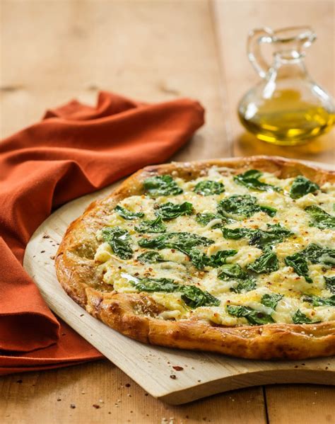 Spinach Ricotta Pizza Galbani Cheese Authentic Italian Cheese