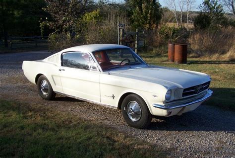 Wimbledon White 1965 Ford Mustang Fastback