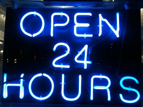 What are places open 24 hours a day? Open 24 hours | Flickr - Photo Sharing!